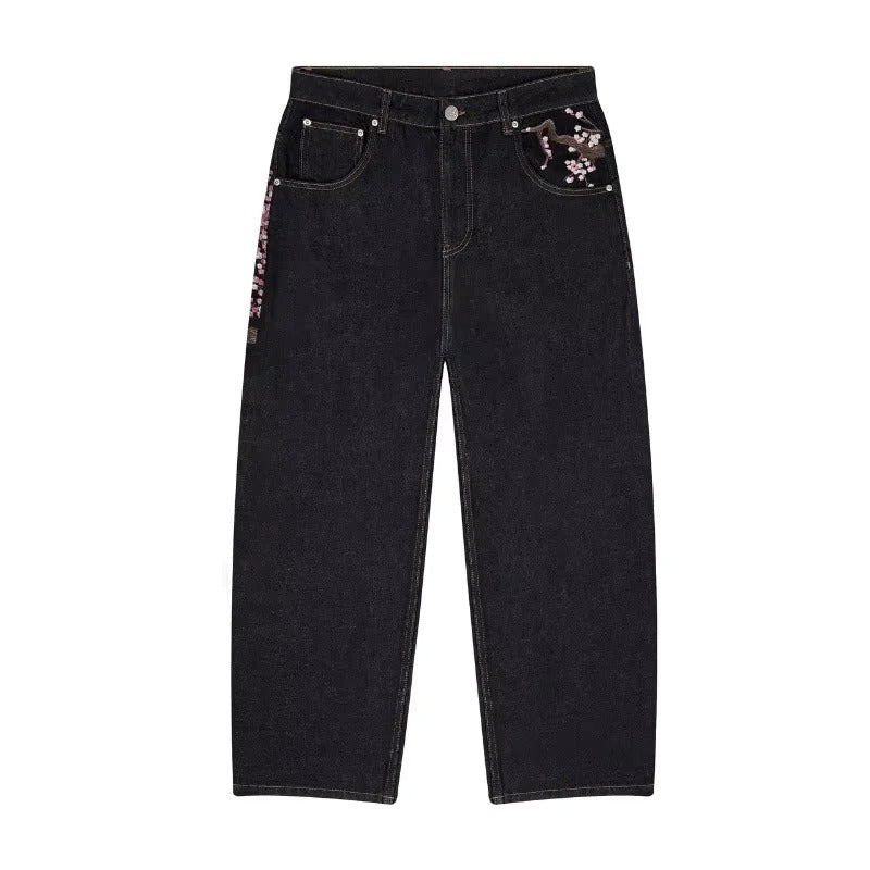 DodElite™️ - Blossom Embroidery Wide Leg Pants