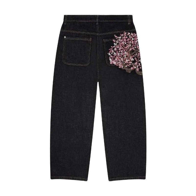 DodElite™️ - Blossom Embroidery Wide Leg Pants